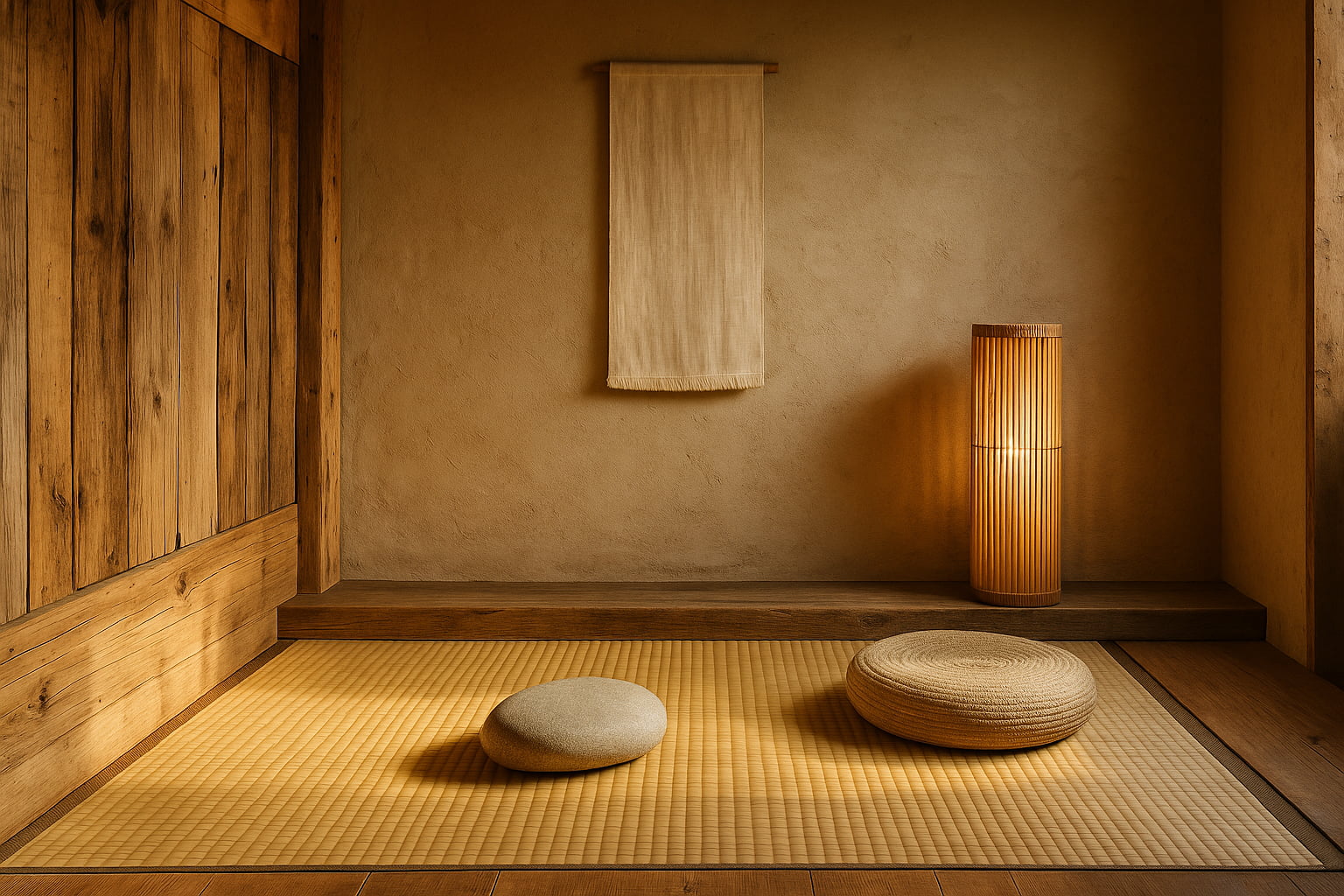 Serene Meditation Corner in Natural Harmony