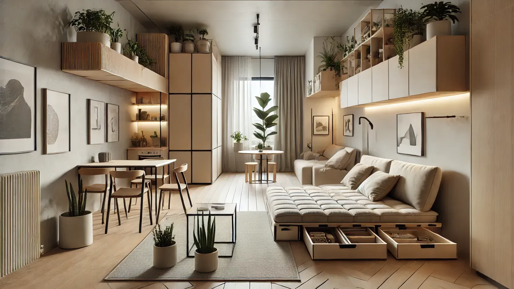 A stylish and sustainable living space exemplifying the circular economy