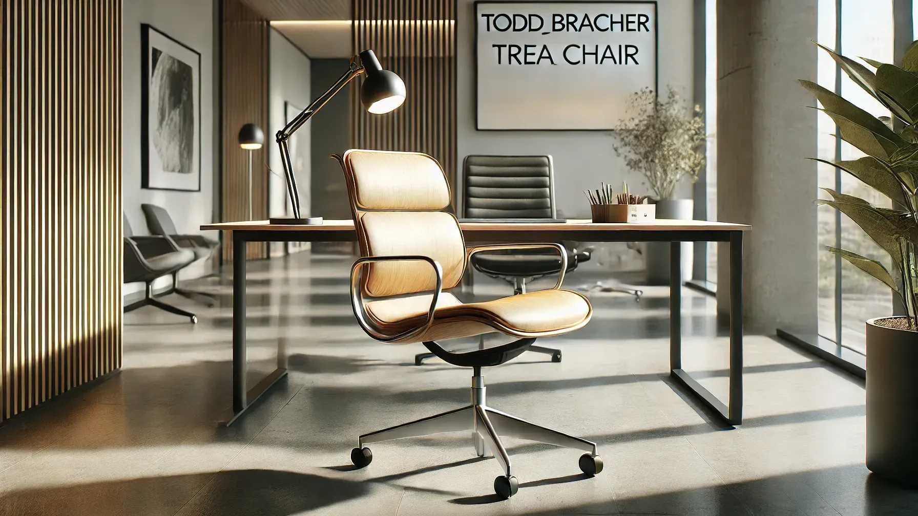 Todd Bracher Trea Chair A photo realistic image